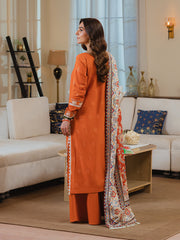 SK-02A | 3Pc Unstitched Suit Winter Khaddar Collection Stella By Mahnur