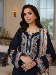 SK-02B | 3Pc Unstitched Suit Winter Khaddar Collection Stella By Mahnur