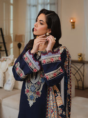 SK-02B | 3Pc Unstitched Suit Winter Khaddar Collection Stella By Mahnur