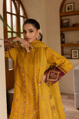 SKC-78 | 3PC Unstitched Suit Lawn Karandi Collection Enchante By Marjjan