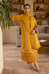 SKC-78 | 3PC Unstitched Suit Lawn Karandi Collection Enchante By Marjjan