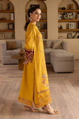 SKC-78 | 3PC Unstitched Suit Lawn Karandi Collection Enchante By Marjjan
