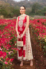 01 - CARNELIAN | 3PC Unstitched Luxury Lawn By Sablev