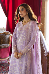 3-PC Unstitched Embroidered Lawn Maya By Imrozia Serene | SL-147