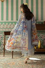 3-PC Unstitched Embroidered Lawn Maya By Imrozia Serene | SL-149