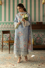 3-PC Unstitched Embroidered Lawn Maya By Imrozia Serene | SL-149
