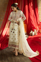 3-PC Unstitched Embroidered Lawn Maya By Imrozia Serene | SL-150