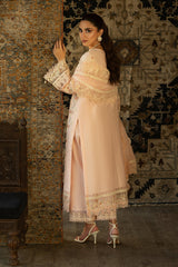 3-PC Unstitched Embroidered Lawn Maya By Imrozia Serene | SL-155
