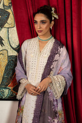 3-PC Unstitched Embroidered Lawn Maya By Imrozia Serene | SL-153