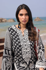 SL 75 Anoud | 3PC Unstitched Suit Luxury Lawn' 25 Hania By Imrozia Premium