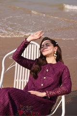 SL 77 Izaan | 3PC Unstitched Suit Luxury Lawn' 25 Hania By Imrozia Premium