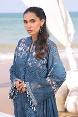 SL 86 Mirha | 3PC Unstitched Suit Luxury Lawn' 25 Hania By Imrozia Premium