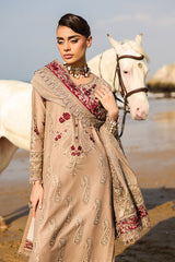 3-PC Unstitched Luxury Lawn Hania By Imrozia Serene | SL-107 Parizay