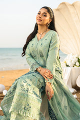 3-PC Unstitched Luxury Lawn Hania By Imrozia Serene | SL-111 Naira