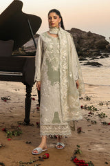 3-PC Unstitched Luxury Lawn Hania By Imrozia Serene | SL-115 Elysia