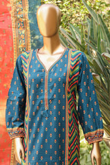 SMLF-671-GREEN | 3PC Stitched Basic Lawn By Bin Saeed