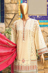 SMLF-673-Skin | 3PC Stitched Basic Lawn By Bin Saeed