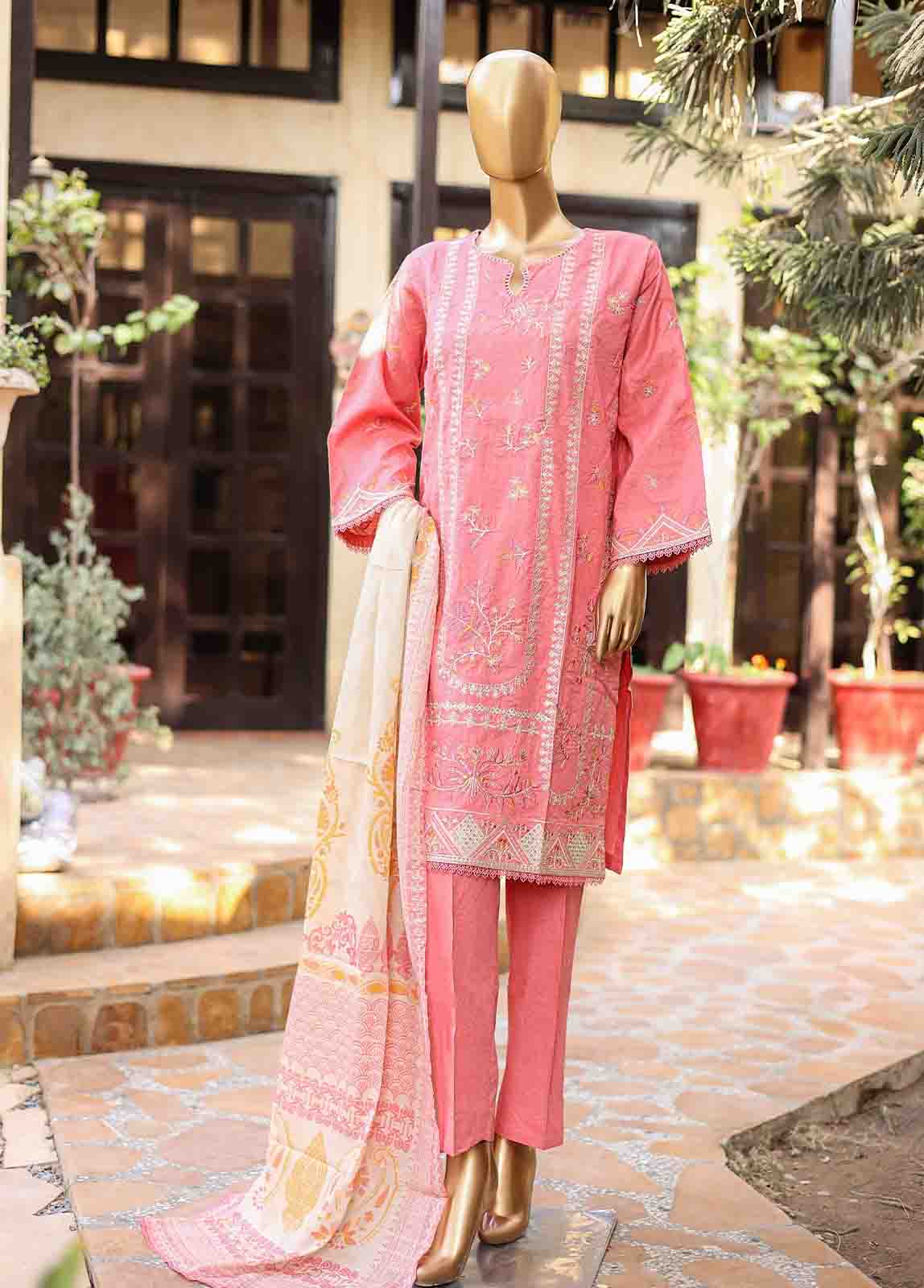 Bin Saeed SMLF-EMB-396 B | 3 Piece Stitched Embroidered Collection