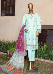 Bin Saeed SMLF-EMB-450 B | 3 Piece Stitched Embroidered Collection