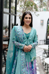 3-PC Unstitched Embroidered Soft Prints By Afrozeh | Sovana