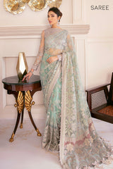 3-PC Unstitched Embroidered Chiffon By Baroque | CH08-10