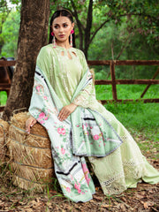 STELLA | 3Pc Unstitched Suit Linen Winter 24 Hazel By Mahnur