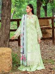 STELLA | 3Pc Unstitched Suit Linen Winter 24 Hazel By Mahnur