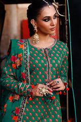 3-PC Unstitched Embroidered Lawn By Charizma | CH6-02
