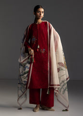 3-PC Unstitched Emroidered Lawn Coco By Zara Shahjahan | SUNE-10A