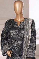 3-PC Stitched Printed Khaddar By Sadabahar | 11
