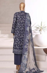 3-PC Stitched Printed Khaddar By Sadabahar | 10