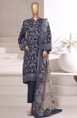 3-PC Stitched Printed Khaddar By Sadabahar | 10