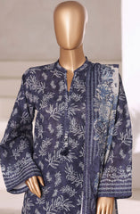 3-PC Stitched Printed Khaddar By Sadabahar | 10