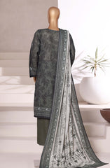 3-PC Stitched Printed Khaddar By Sadabahar | 07