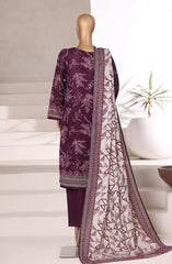 3-PC Stitched Printed Khaddar By Sadabahar | 05