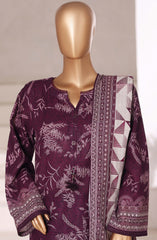 3-PC Stitched Printed Khaddar By Sadabahar | 05
