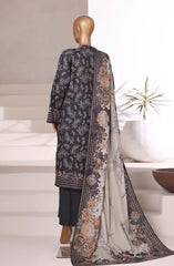 3-PC Stitched Printed Khaddar By Sadabahar | 04