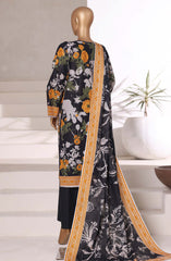 3-PC Stitched Printed Khaddar By Sadabahar | 02