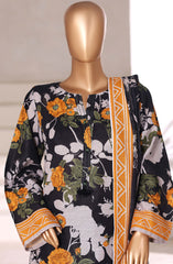 3-PC Stitched Printed Khaddar By Sadabahar | 02