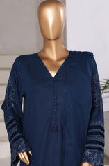 3-PC Stitched Premium Embroidered Cross Textured By Sadabahar | Design-08