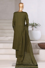 3-PC Stitched Premium Embroidered Cross Textured By Sadabahar | Design-06