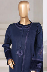 3-PC Stitched Premium Embroidered Cross Textured By Sadabahar | Design-05