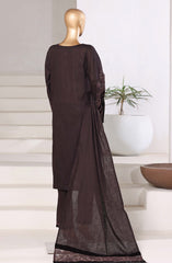 3-PC Stitched Premium Embroidered Cross Textured By Sadabahar | Design-04