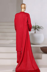 3-PC Stitched Premium Embroidered Cross Textured By Sadabahar | Design-02