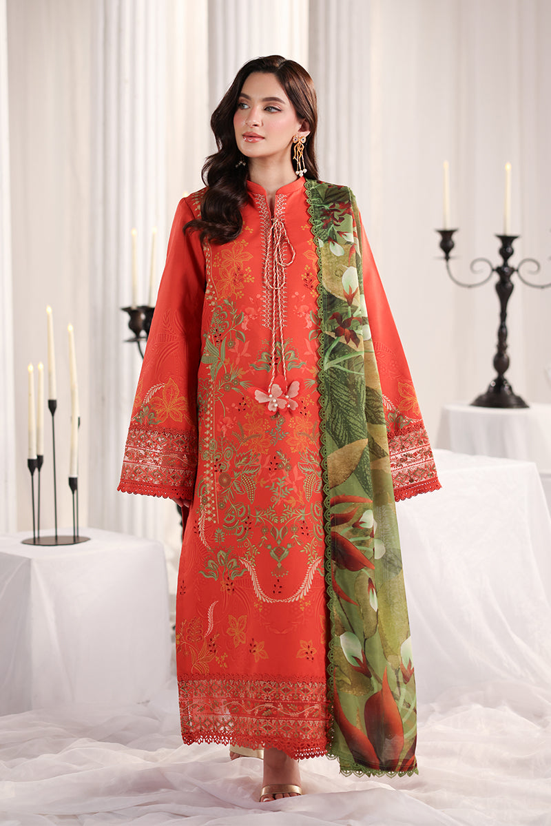 Seline | 3Pc Unstitched Suit Summer Embroidered Edit '26 Nova By Rang Rasiya