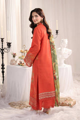 Seline | 3Pc Unstitched Suit Summer Embroidered Edit '26 Nova By Rang Rasiya