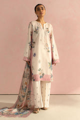 Sofia-2B | 3Pc Unstitched Suit Prints Lawn Coco By Zara Shahjahan