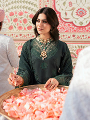 Solene | 3Pc Unstitched Suit Luxury Lawn 25 Husn e Jahan By Mahnur
