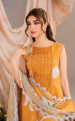 Solstice-MW-08 | 3Pc Unstitched Suit Winter Meraki By Asifa & Nabeel