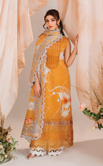 Solstice-MW-08 | 3Pc Unstitched Suit Winter Meraki By Asifa & Nabeel